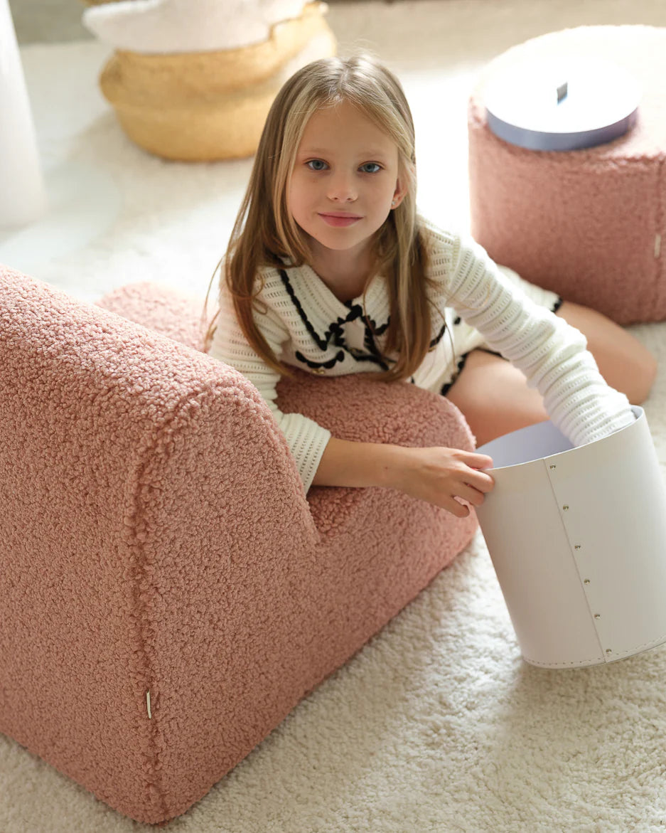 Wigiwama Wigiwama Cloud Beanbag Chair Kinderfauteuil - Guava Pink - Decomusy