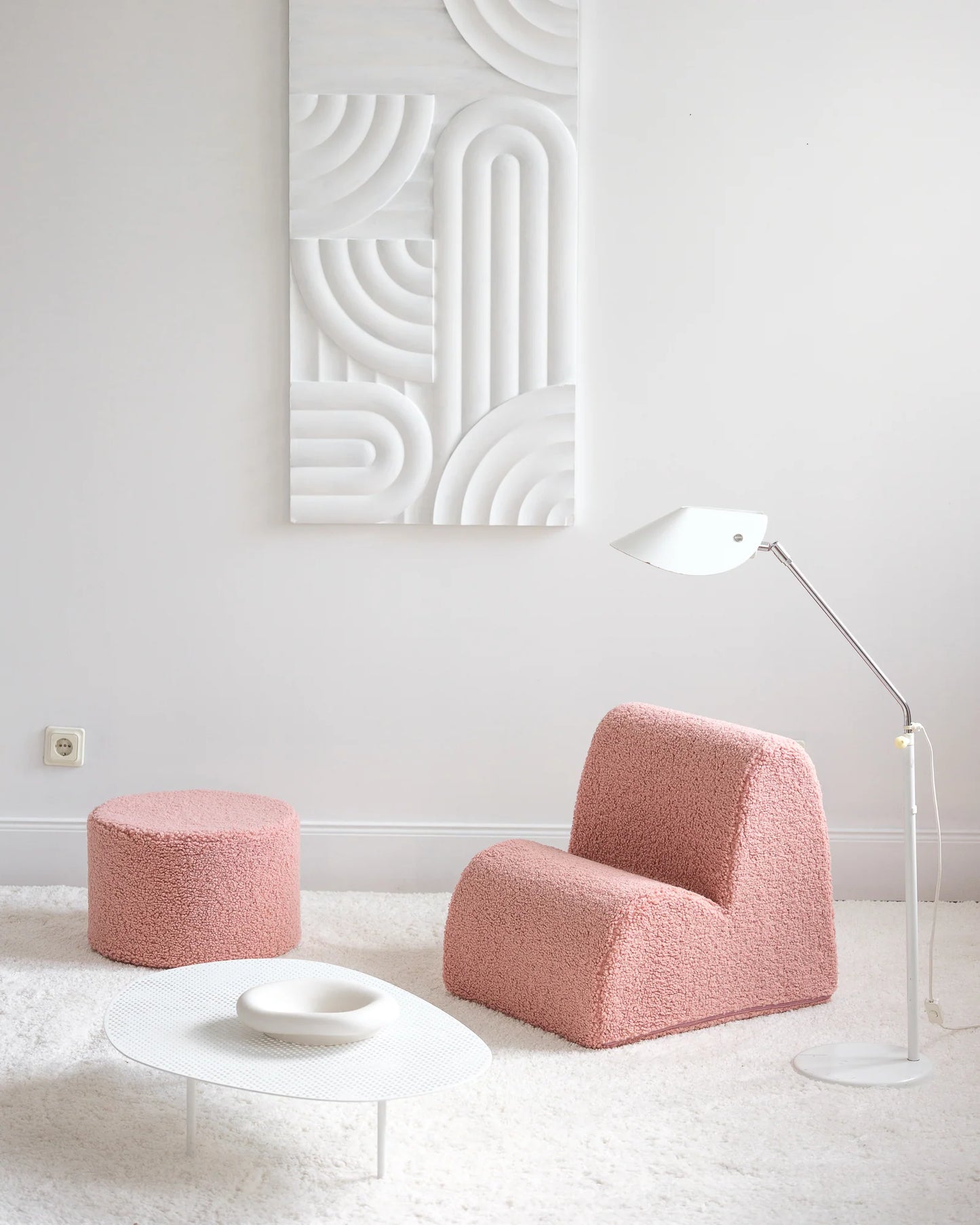 Wigiwama Wigiwama Cloud Beanbag Chair Kinderfauteuil - Guava Pink - Decomusy
