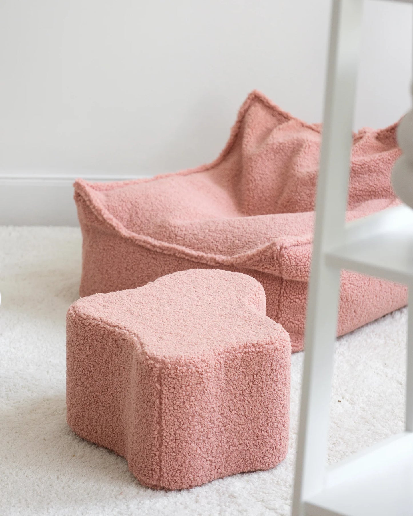 Wigiwama Wigiwama Cloud Pouffe Poef - Guava Pink - Decomusy