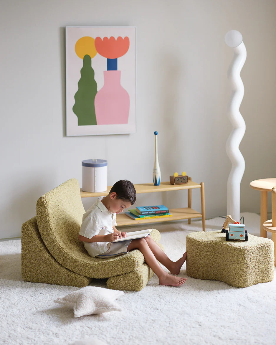 Wigiwama Wigiwama Cloud Pouffe Poef - Matcha - Decomusy