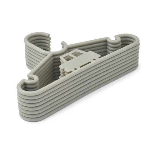 Liewood Liewood Falton Hanger 8-pack - Dove Blue - Decomusy