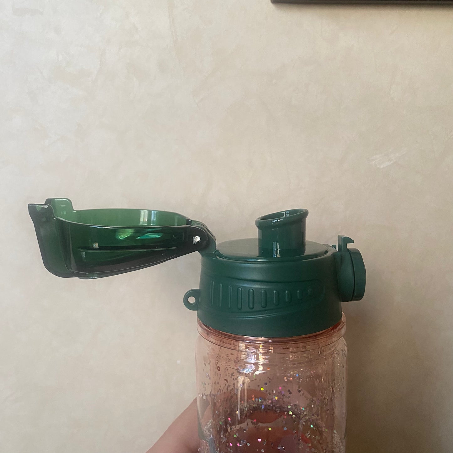 Konges Slojd Konges Sløjd Drinkfles Glitter Bottle - Cherry Glitter - Decomusy