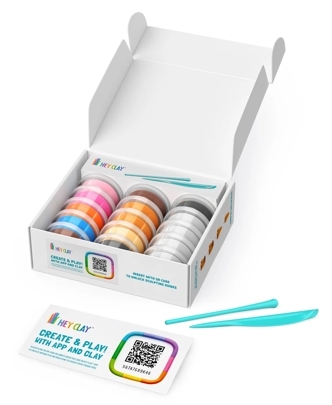 Hey Clay Hey Clay boetseerklei Dog Buddies - 15 pack - Decomusy