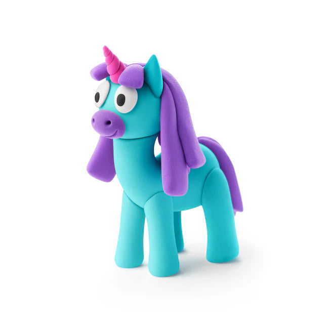 Hey Clay Hey Clay boetseerklei Unicorns - 15 pack - Decomusy
