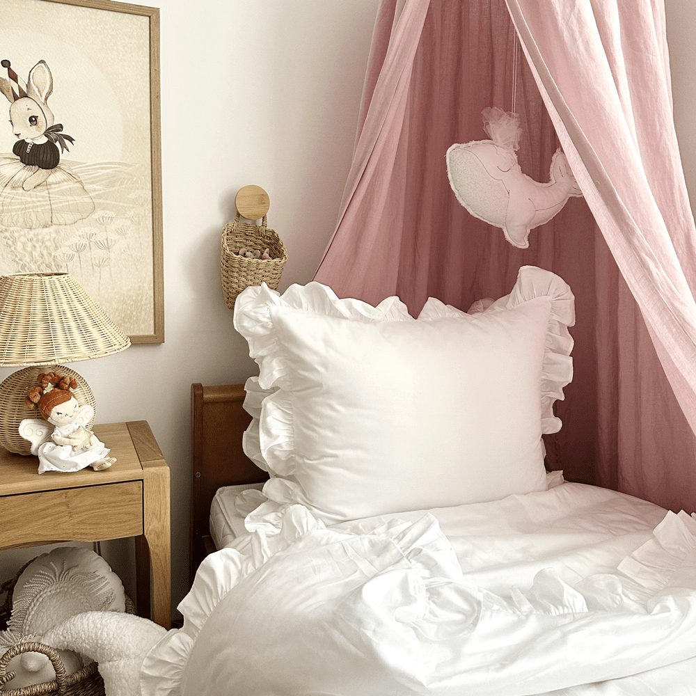 Cotton&Sweets Cotton & Sweets Dekbedovertrek Junior Margaret - White - Decomusy