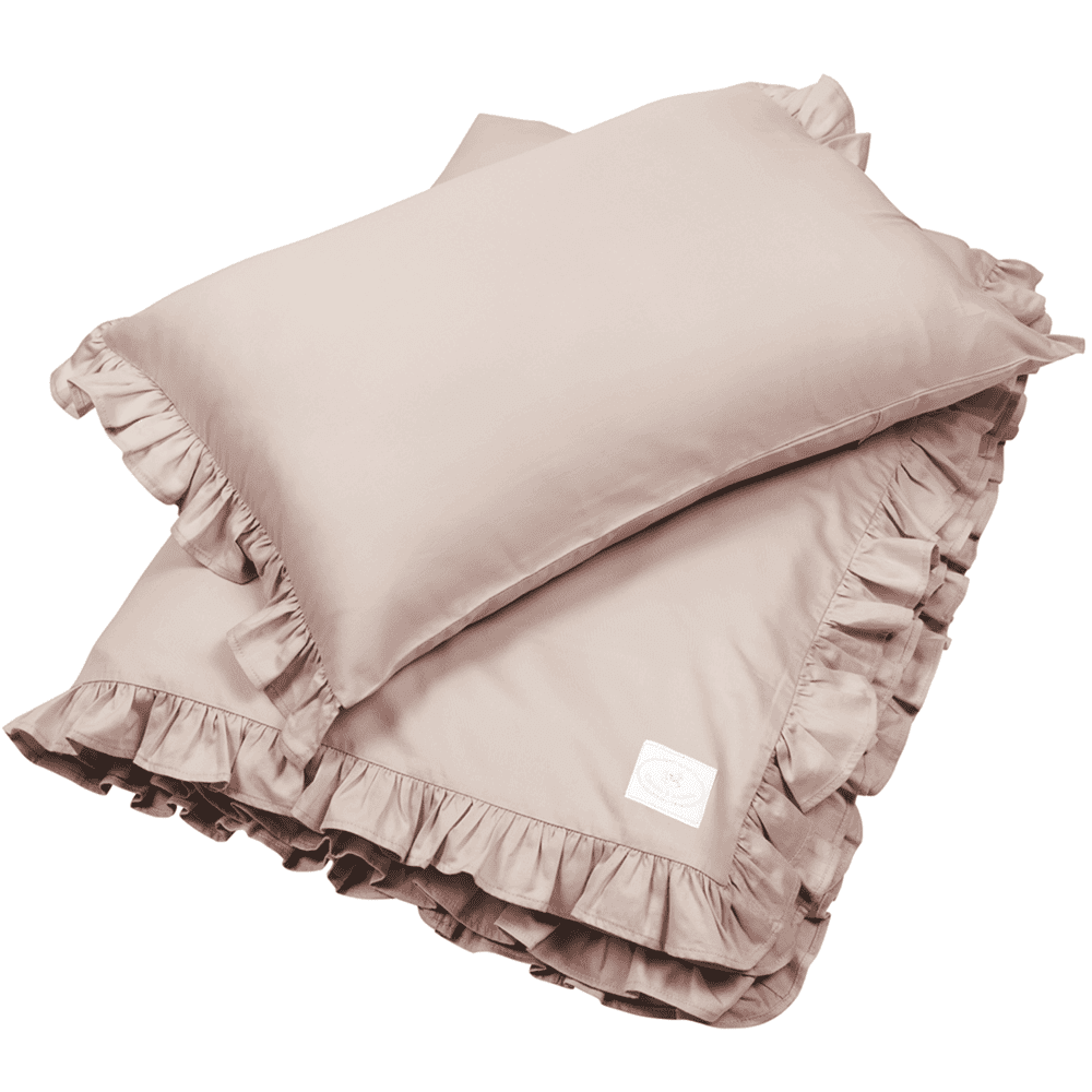 Cotton&Sweets Cotton & Sweets Dekbedovertrek Junior Margaret - Dusty Pink - Decomusy