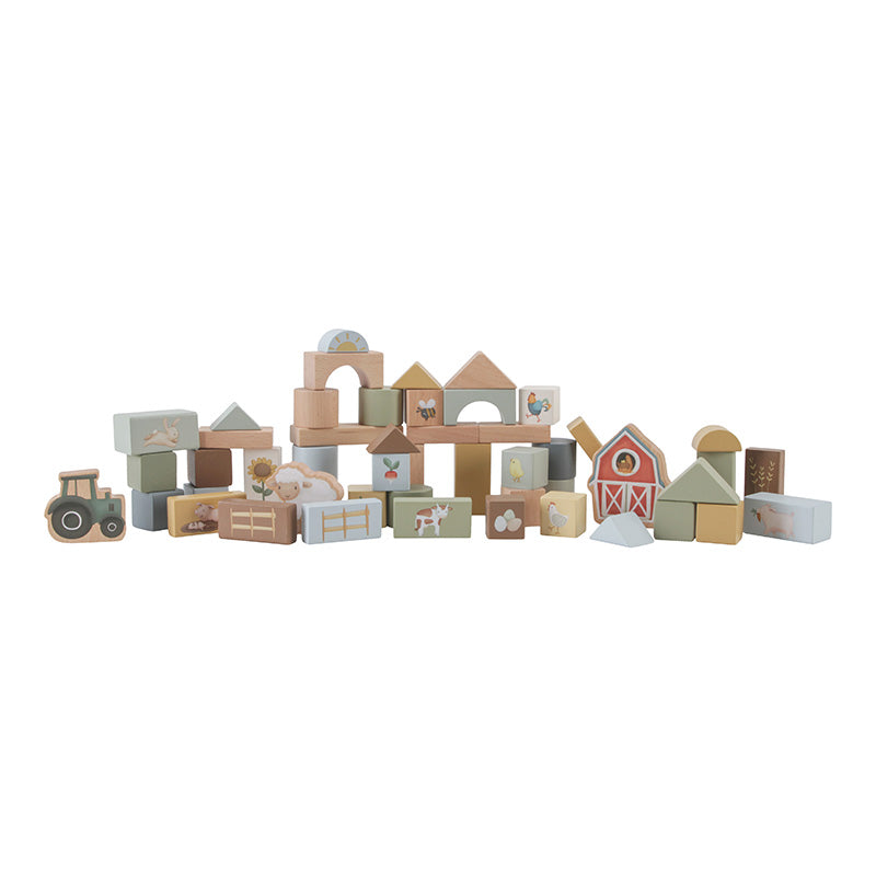 Little Dutch Little Dutch Bouwblokken Little Farm - Decomusy