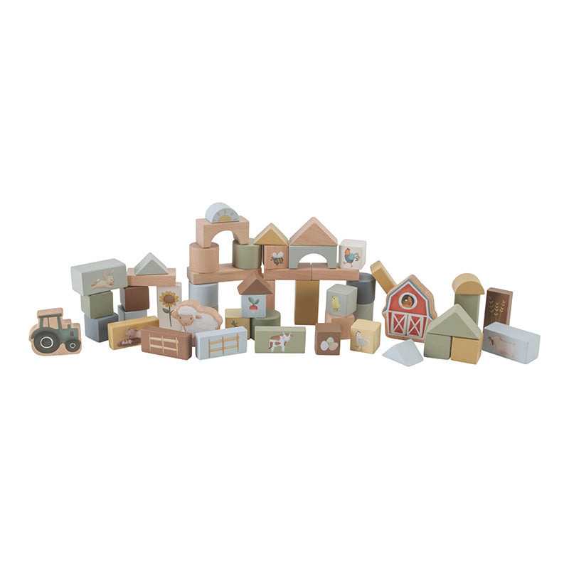 Little Dutch Little Dutch Bouwblokken Little Farm - Decomusy