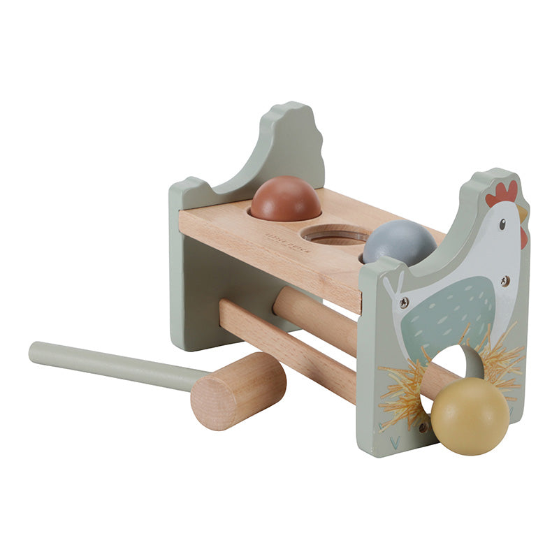 Little Dutch Little Dutch Hamerbankje met ballen Little Farm - Decomusy