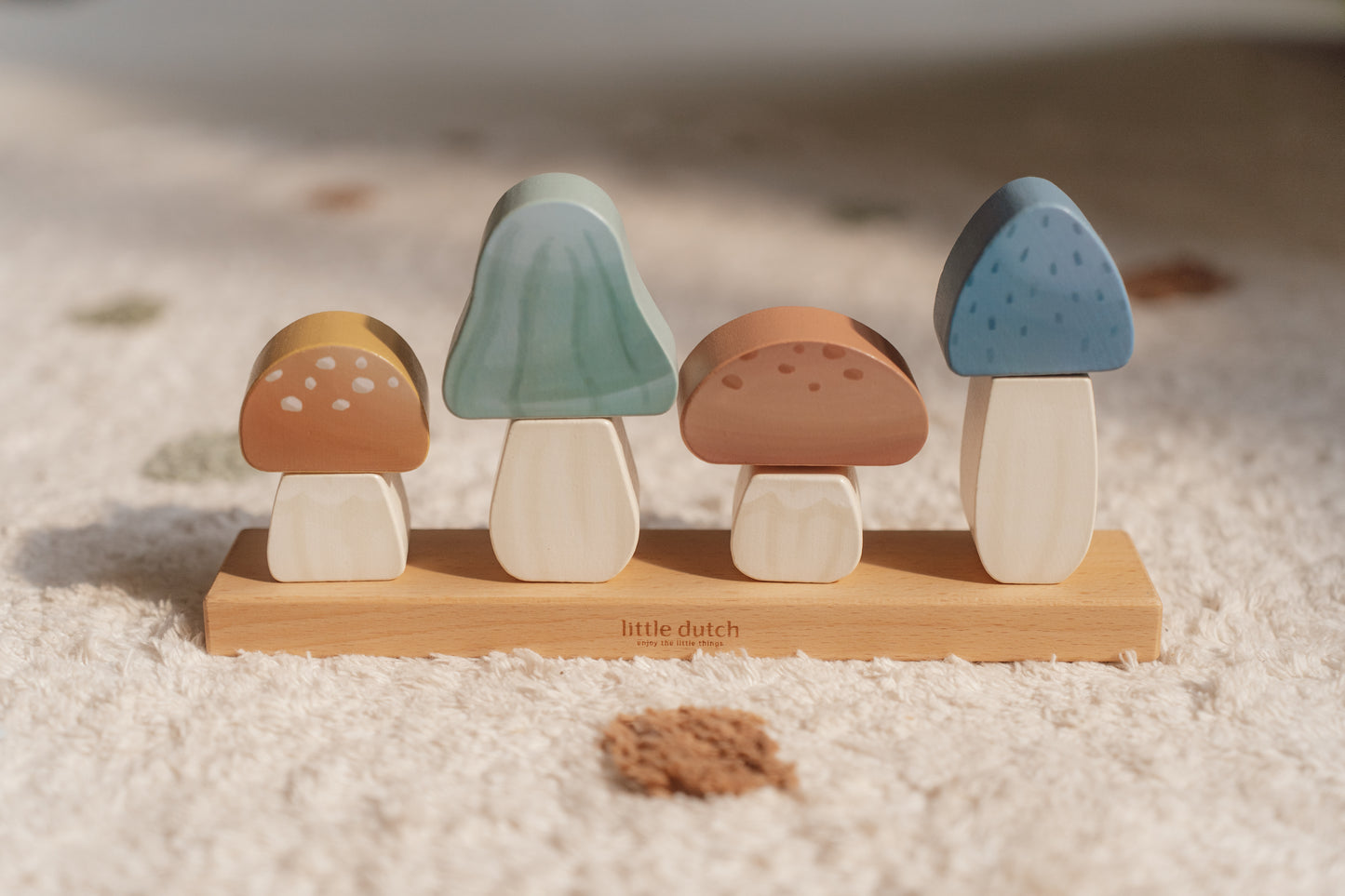 Little Dutch Little Dutch Stapelaar Paddenstoelen - Forest Friends FSC - Decomusy