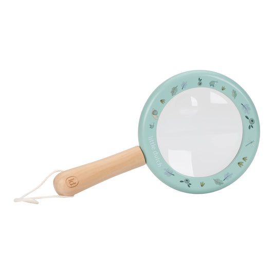 Little Dutch Little Dutch Houten Vergrootglas - Blauw - Forest Friends - Decomusy