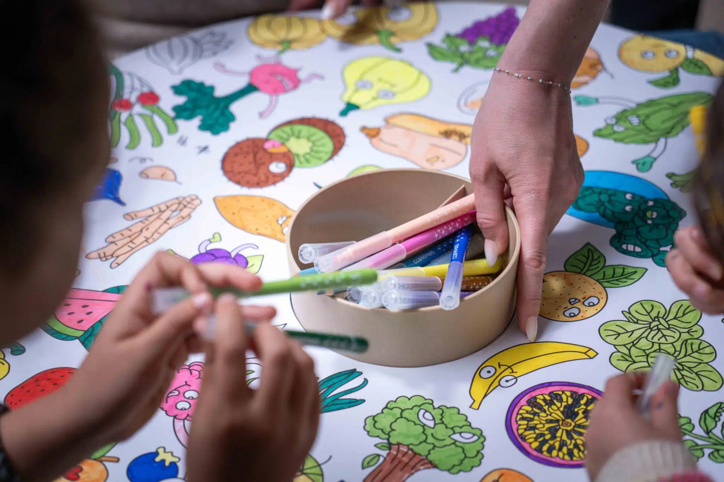Drawin'Kids Drawin'Kids Drawin’table Home Edition - Houten activiteitentafel voor kinderen - Decomusy