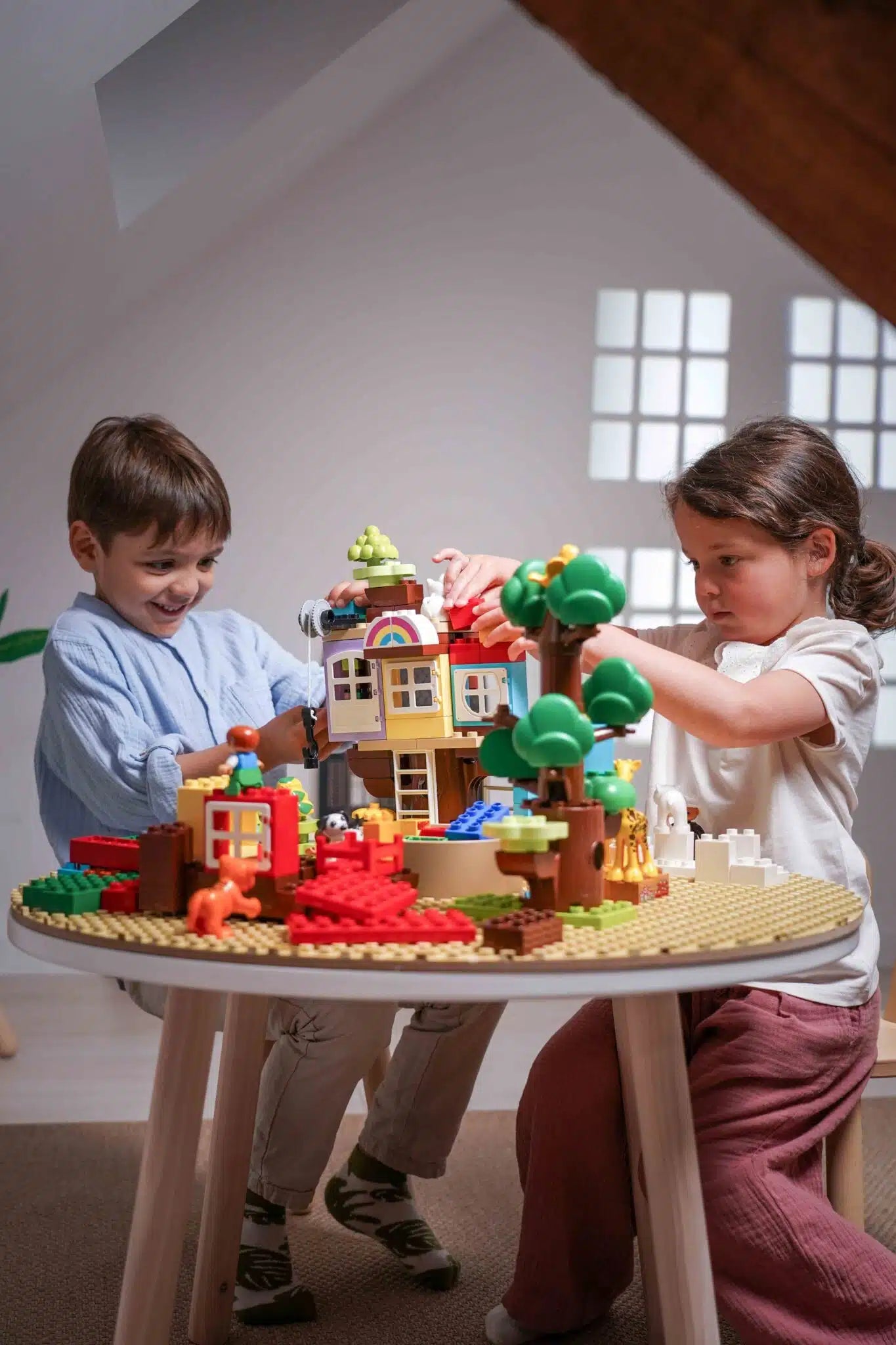 Drawin'Kids Drawin'Kids Play & Build MAXI – DUPLO®* tafelblad voor kinderen van 2-5 jaar - Decomusy