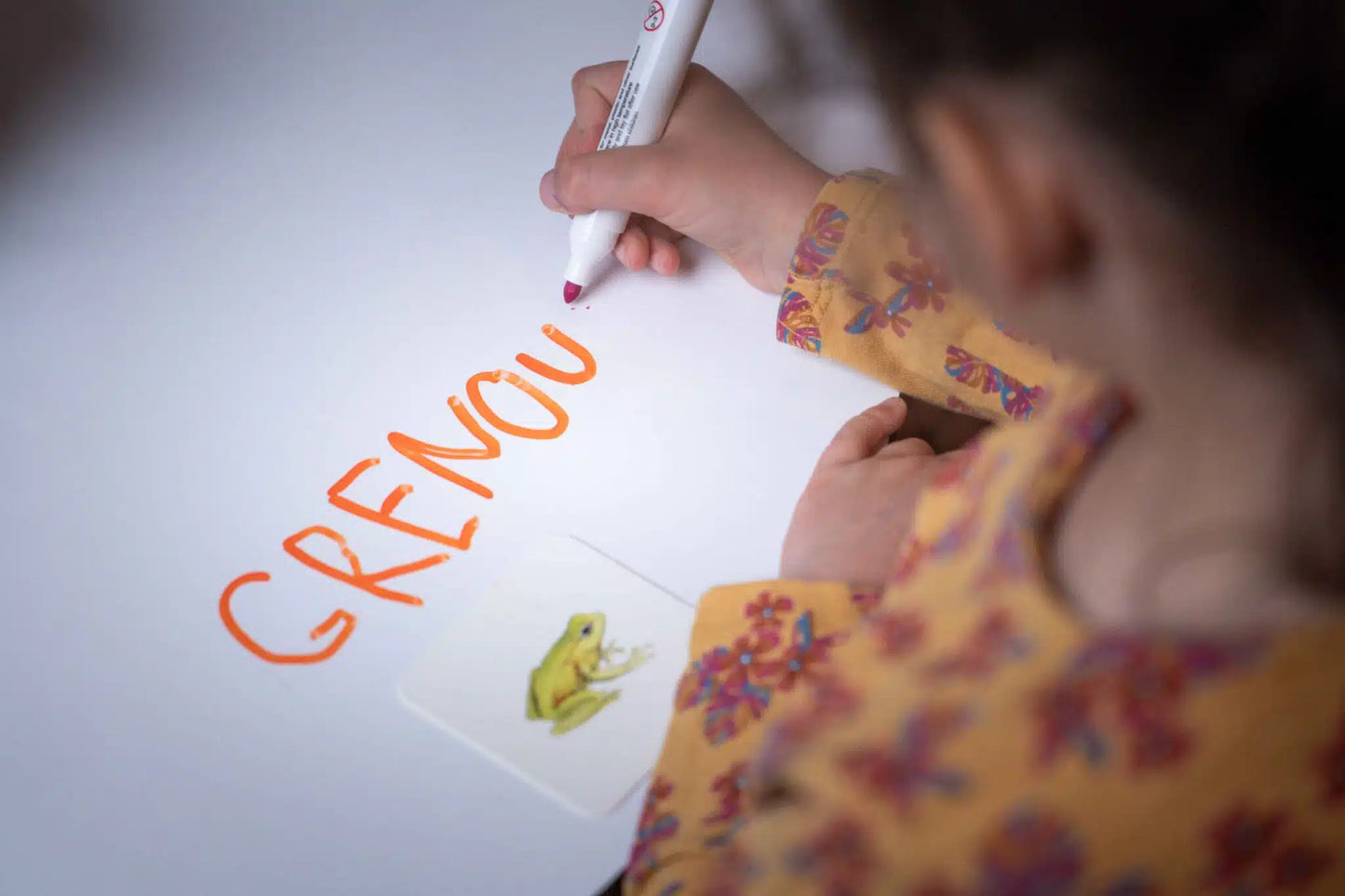 Drawin'Kids Drawin'Kids Drawin'board - uitwisbaar & omkeerbare tafelblad - krijt & velleda - Decomusy
