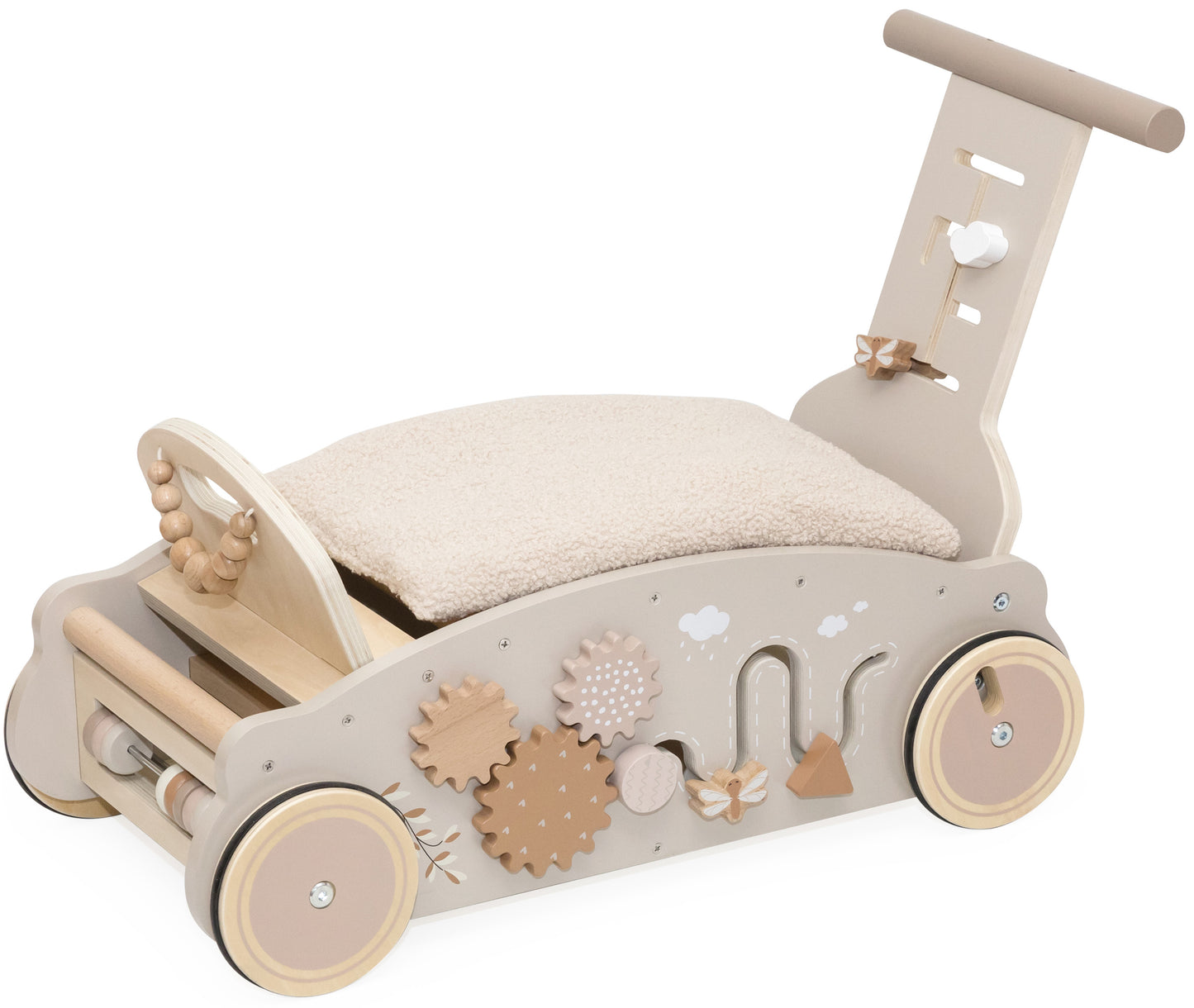 Label Label Label Label 3-in-1 Rocker, Walker and Car - Nougat - Decomusy