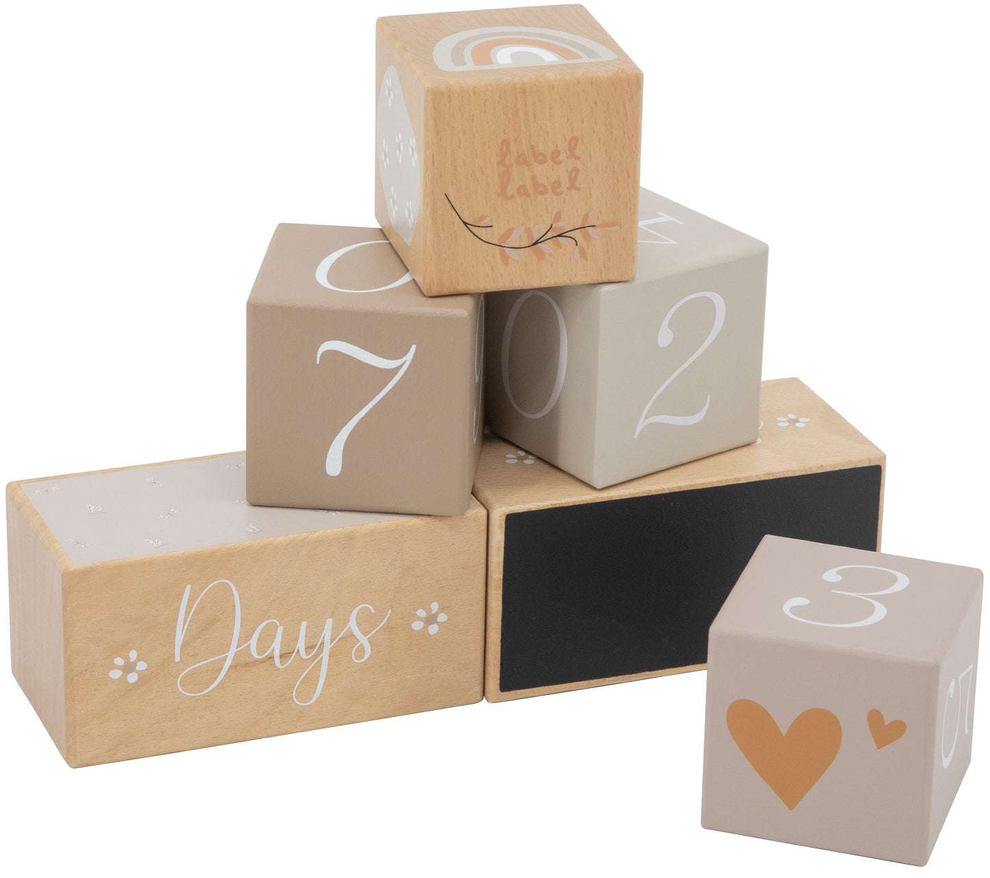 Label Label Label Label Milestone Blocks - Nougat - Decomusy