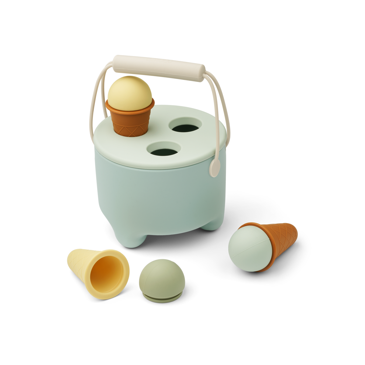 Liewood Liewood Fleur Ice Cream Play Set - Ice blue multi mix - Decomusy