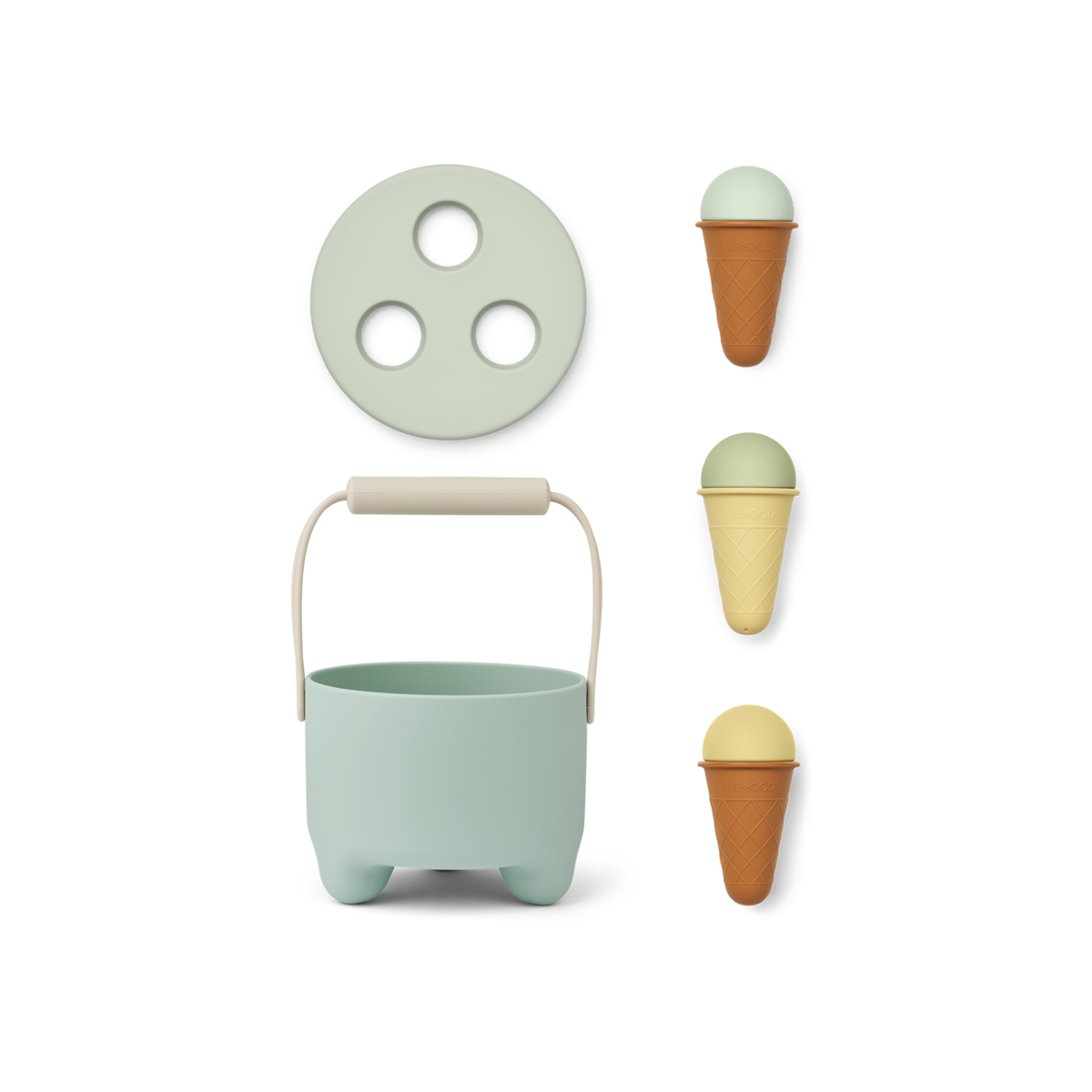 Liewood Liewood Fleur Ice Cream Play Set - Ice blue multi mix - Decomusy
