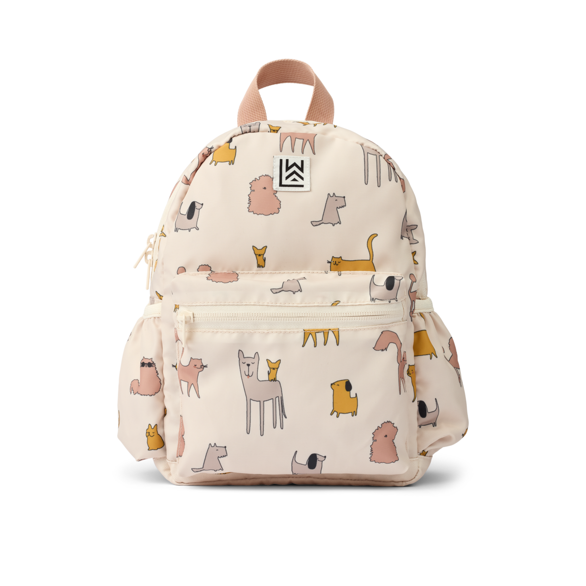 Liewood Liewood Andreas Backpack - Peuterrugzak - Cats and Dogs / Sandy - Decomusy