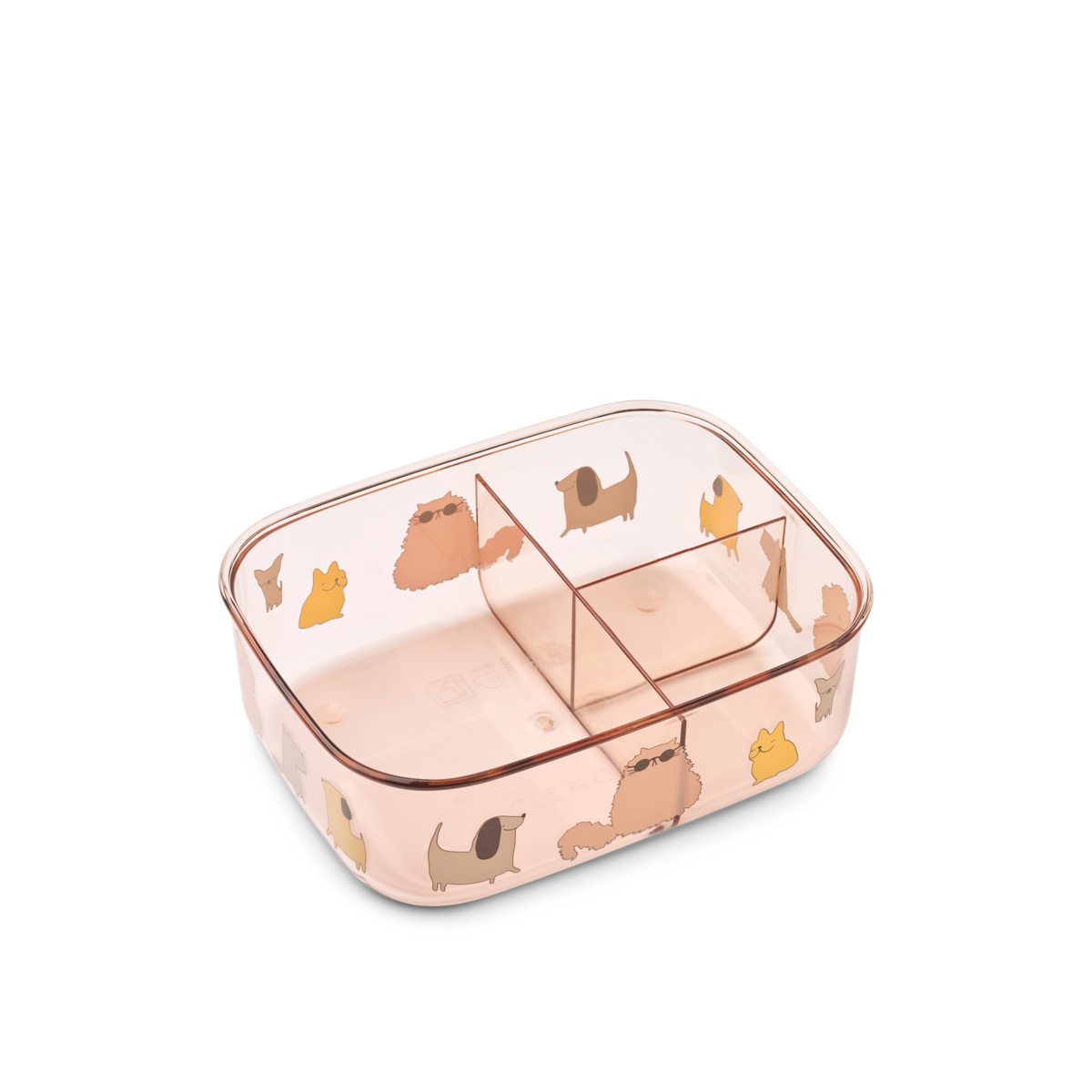 Liewood Liewood Arthur Tritan Lunchbox - Cats and Dogs / Sandy - Decomusy