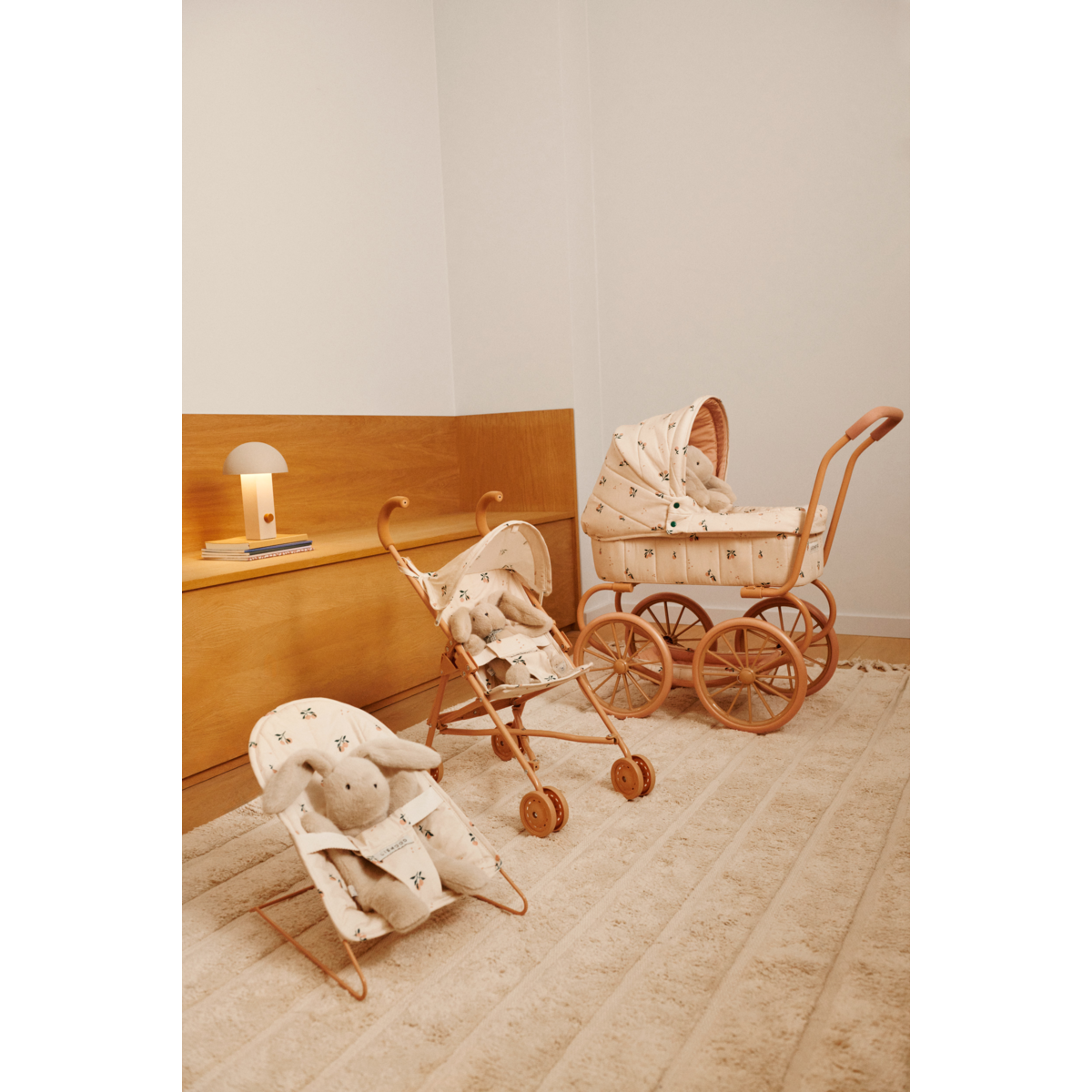 Liewood Liewood Elsie Poppenwagen - Peach / Sea shell - Decomusy