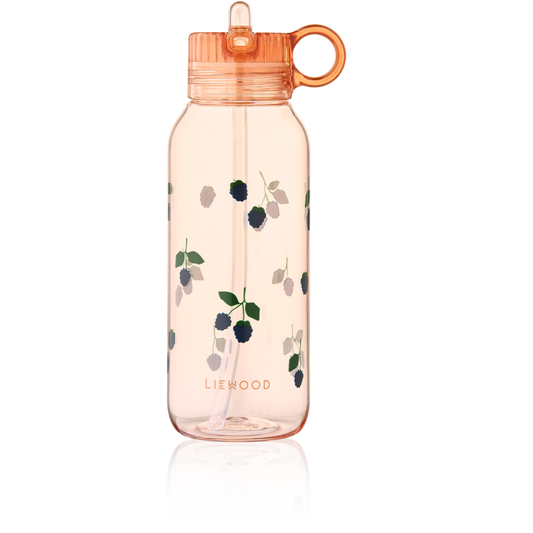 Liewood Liewood Yang Tritan Water Bottle Drinkfles 500ml - Berry / Pale Tuscany - Decomusy