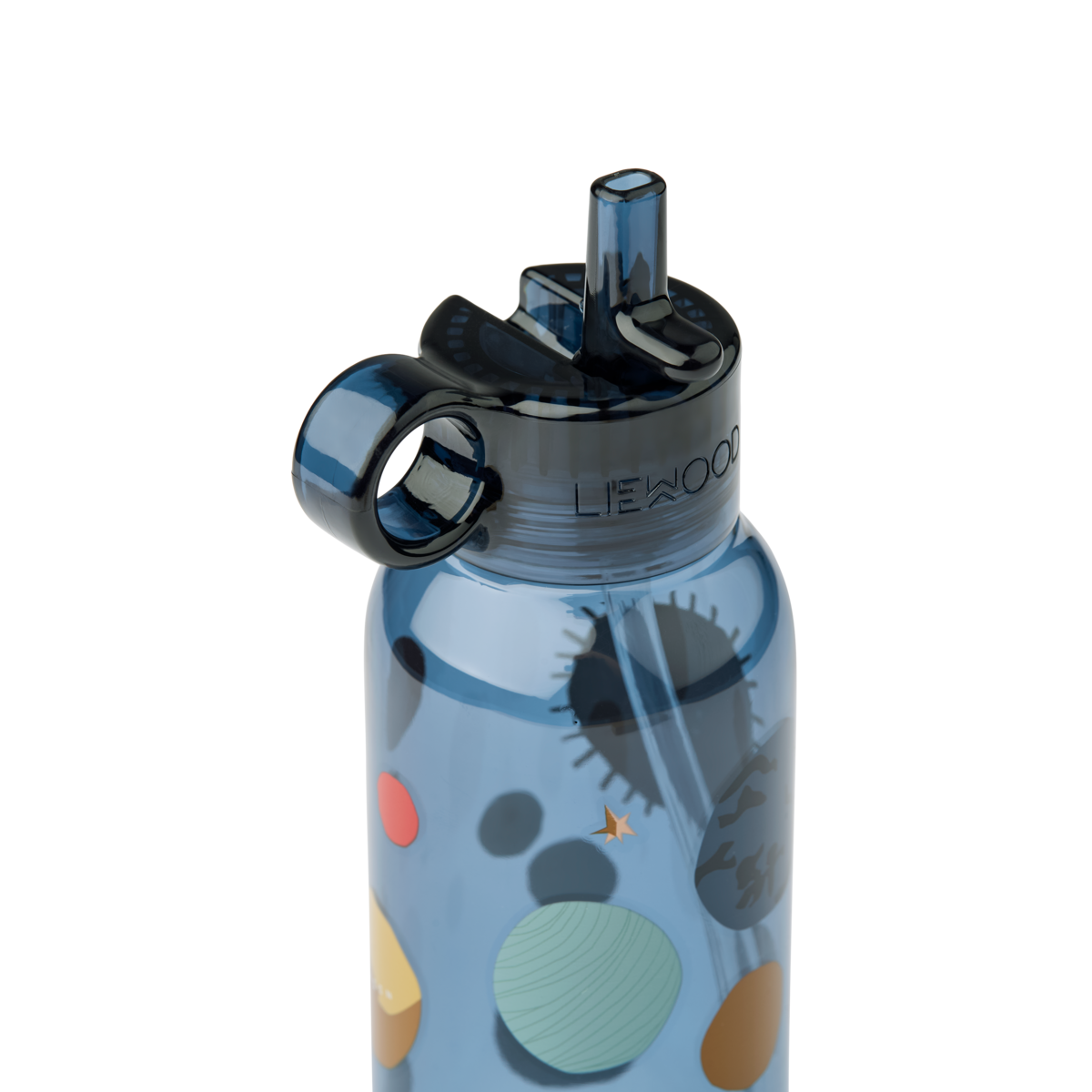 Liewood Liewood Yang Tritan Water Bottle Drinkfles 500ml - Universe / Classic navy - Decomusy