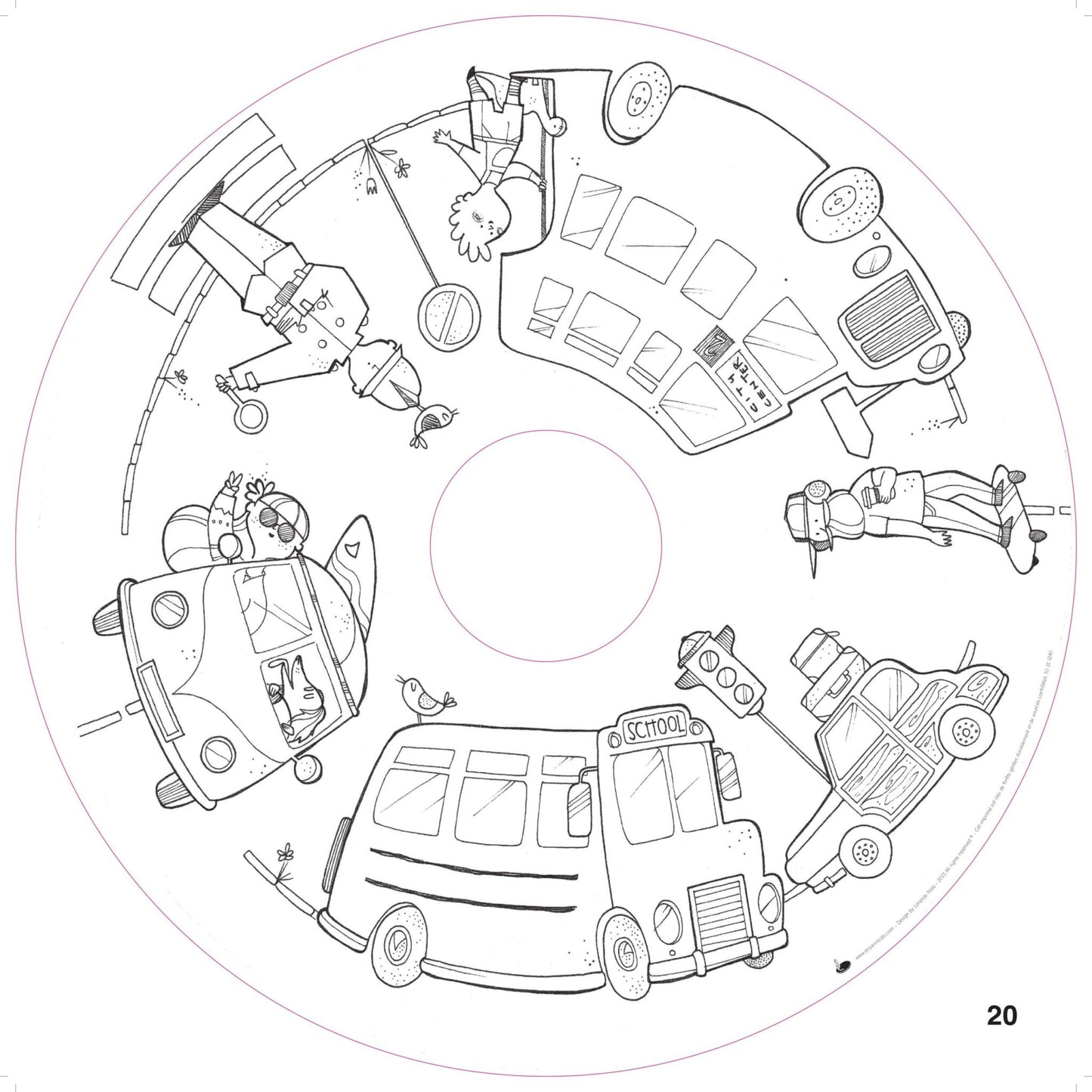 Drawin'Kids Drawin'Kids Navulling van 20 witte vellen voor Drawin'table Home Edition - Fun activities - Decomusy