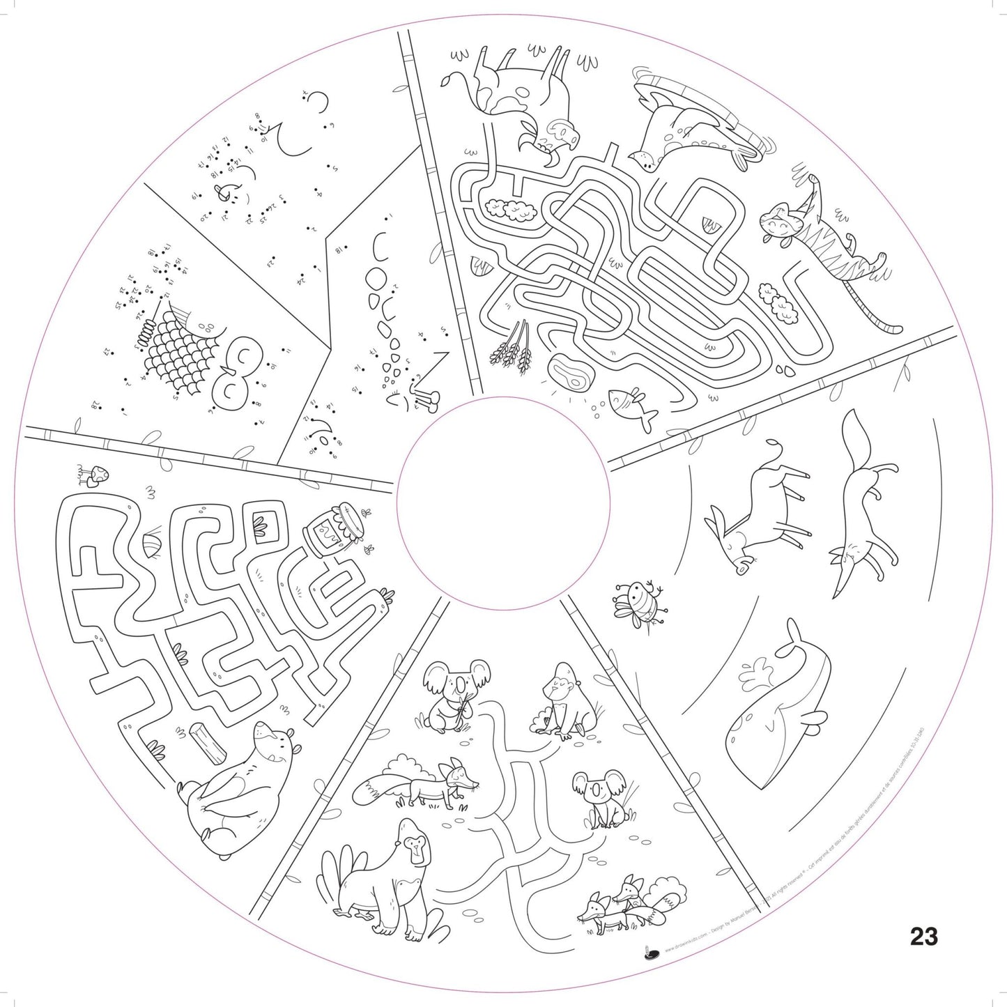 Drawin'Kids Drawin'Kids Navulling van 20 witte vellen voor Drawin'table Home Edition - Fun activities - Decomusy