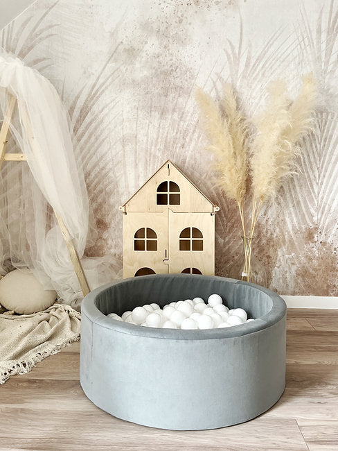 Moje. Moje. Ballenbad - 90x30 cm - Velvet Grey - Decomusy