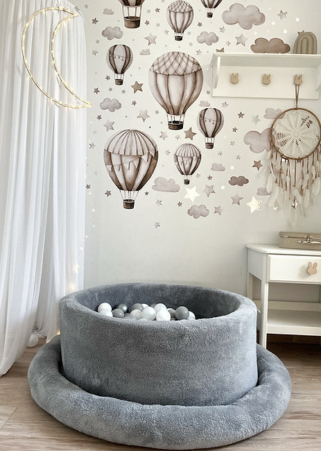 Moje. Moje Speelnest Teddy Graphite - Decomusy