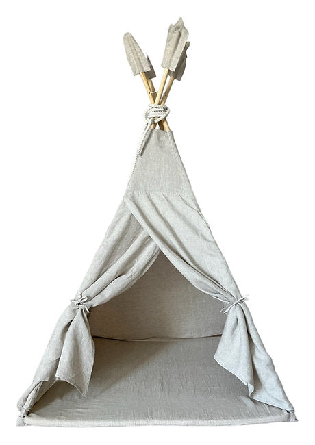Moje. Moje. Tipi Tent Linnen - Naturel - Decomusy