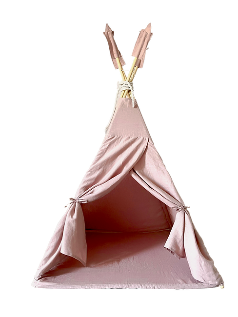 Moje. Moje. Tipi Tent Linnen - Powder Pink - Decomusy