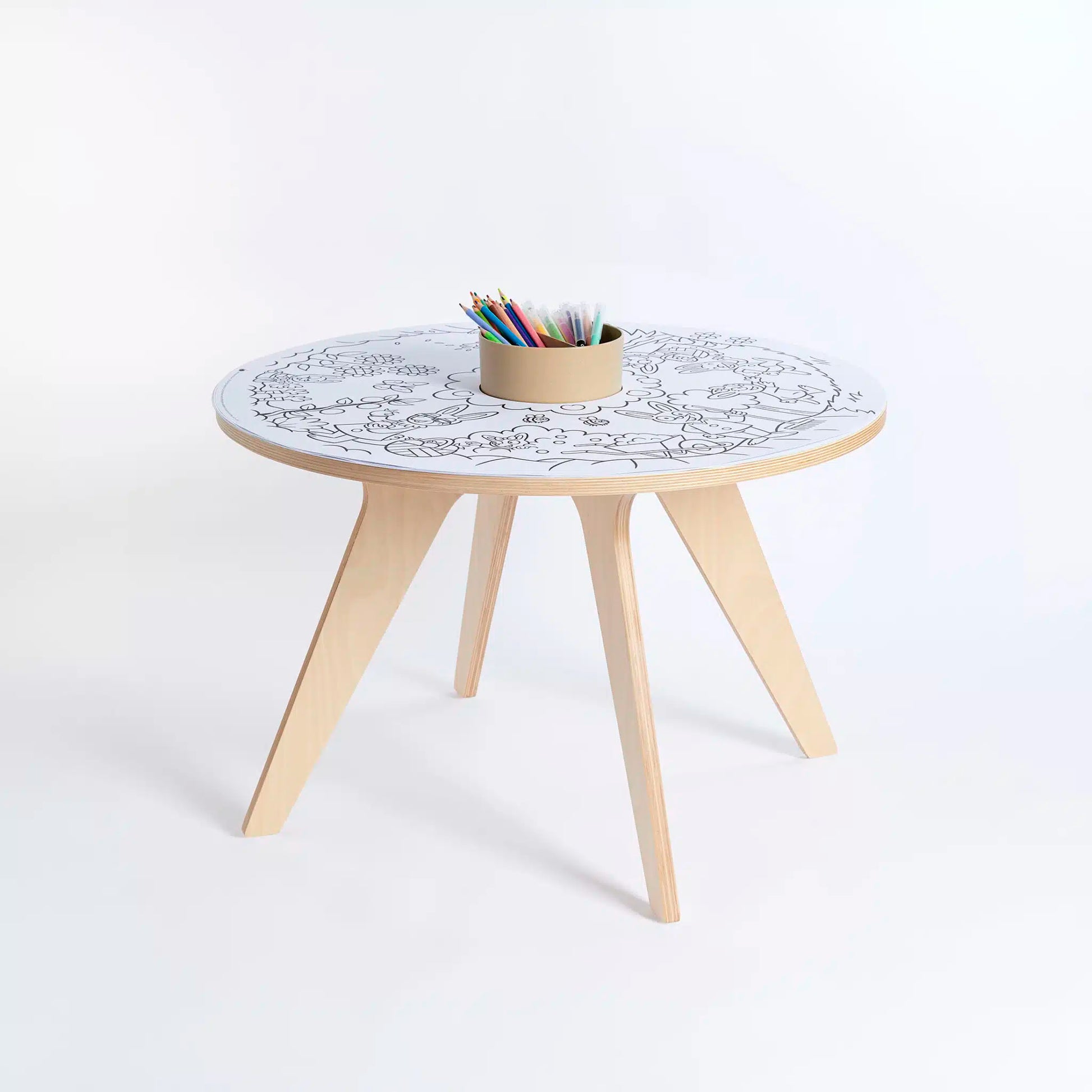 Drawin'Kids Drawin'Kids Drawin’table Home Edition - Houten activiteitentafel voor kinderen - Decomusy