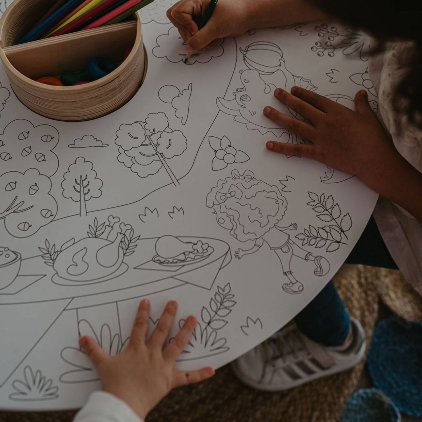 Drawin'Kids Drawin'Kids Navulling van 20 witte vellen voor Drawin'table Home Edition - Adventure Mates - Decomusy