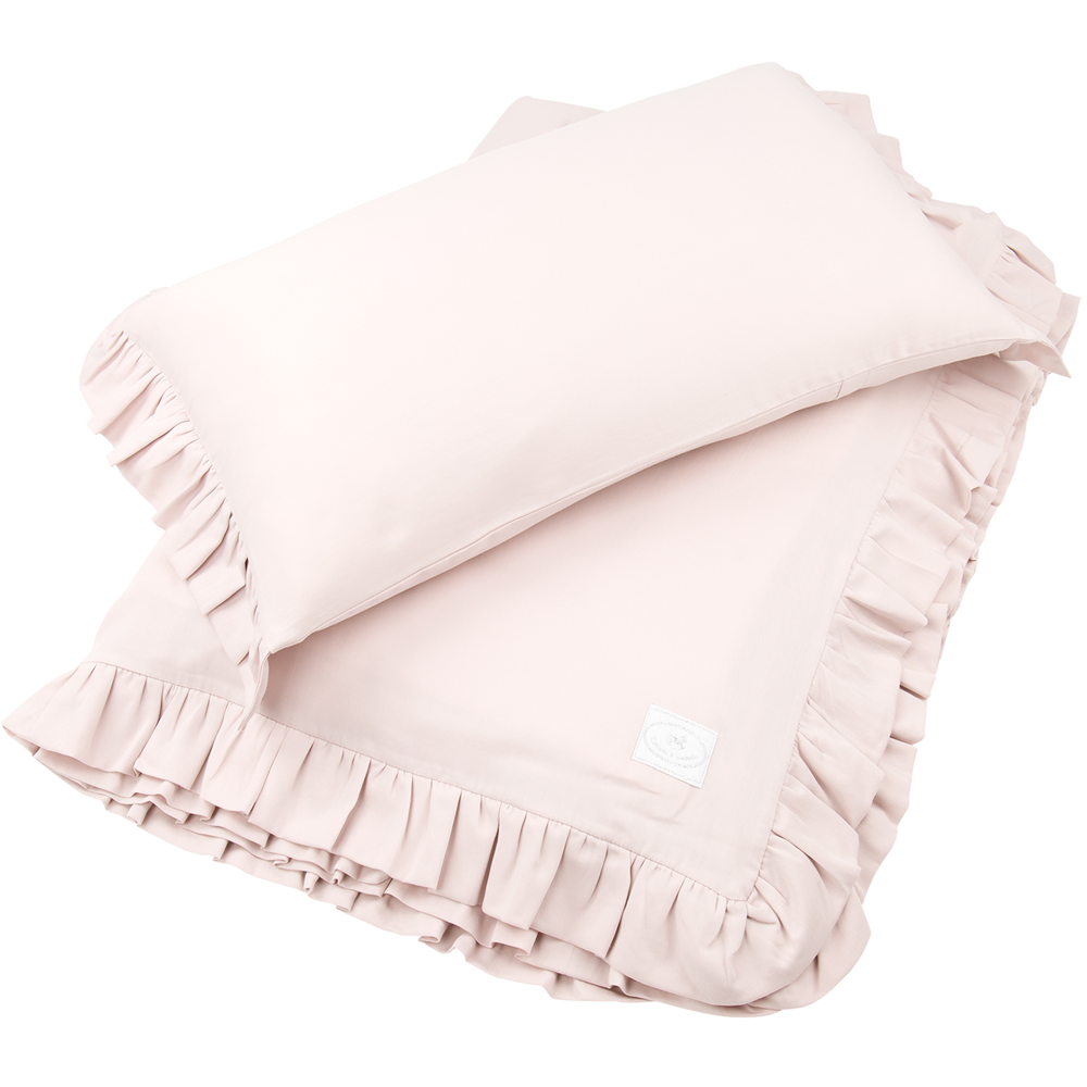 Cotton&Sweets Cotton & Sweets Dekbedovertrek Junior Margaret - Powder Pink - Decomusy