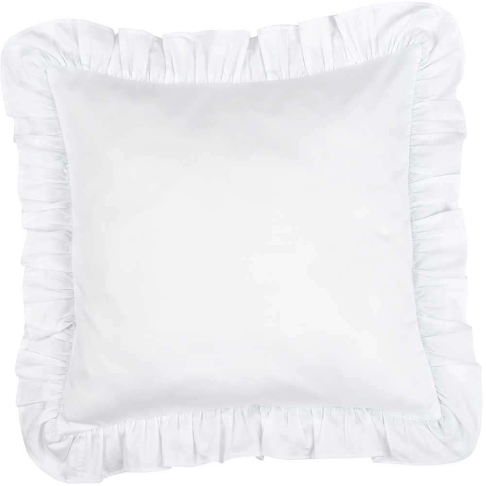 Cotton & Sweets Sierkussen met Ruches "White"