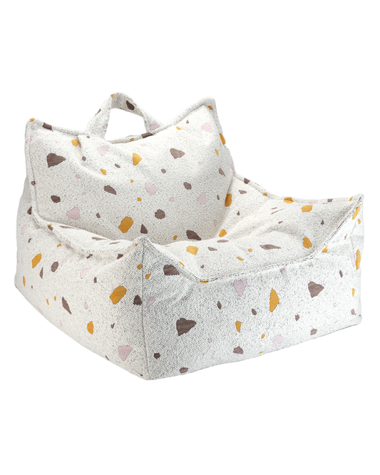 Wigiwama Wigiwama Beanbag Chair - Terrazzo Marble - Decomusy