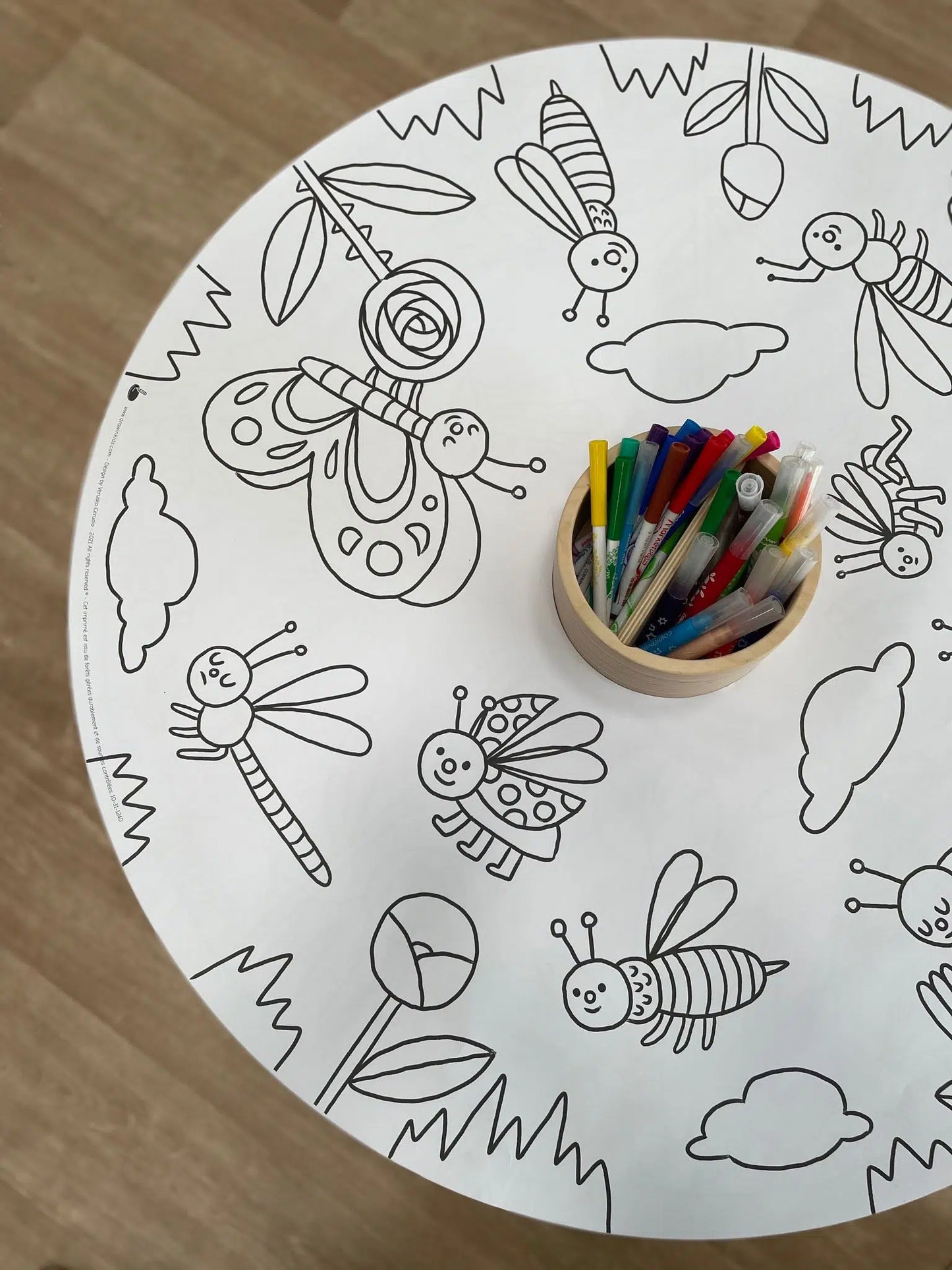 Drawin'Kids Drawin'Kids Navulling van 20 witte vellen voor Drawin'table XXL - Decomusy