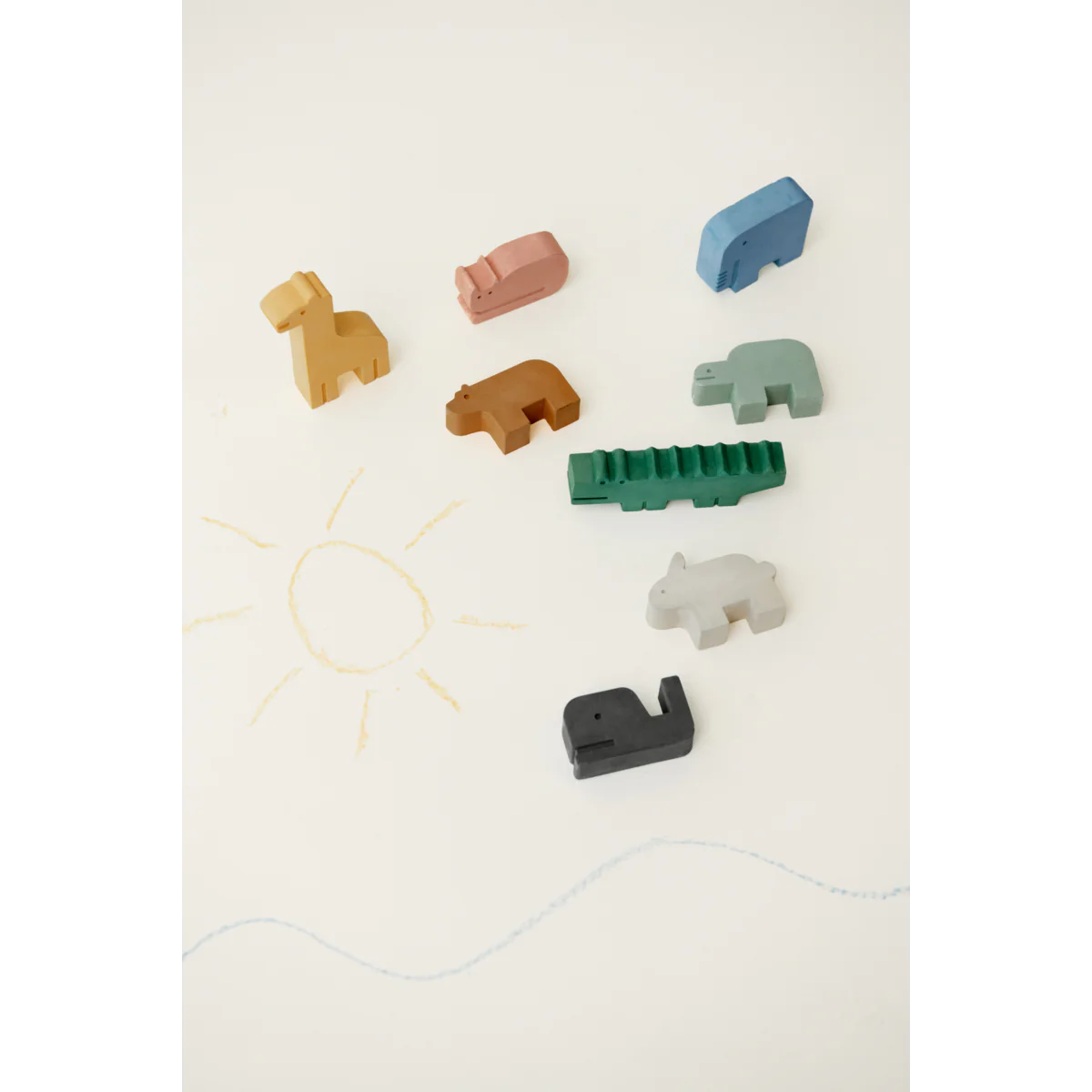 Liewood Liewood Vesa Chalk Krijt 9-Pack - Decomusy