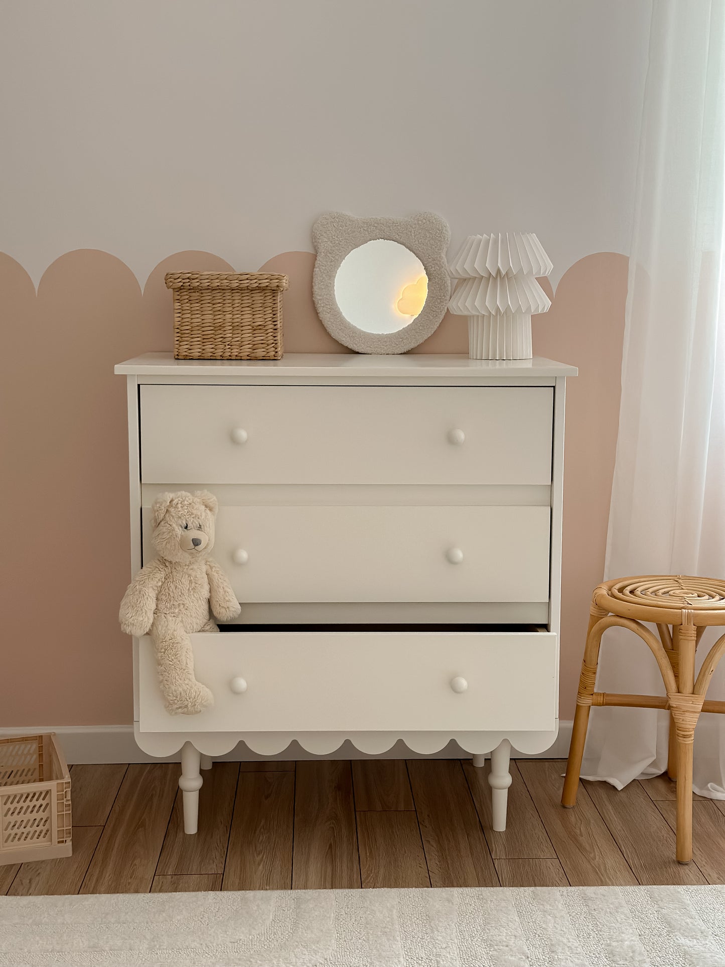 WoodLuck Woodluck Ladekast Babushka - White - Decomusy