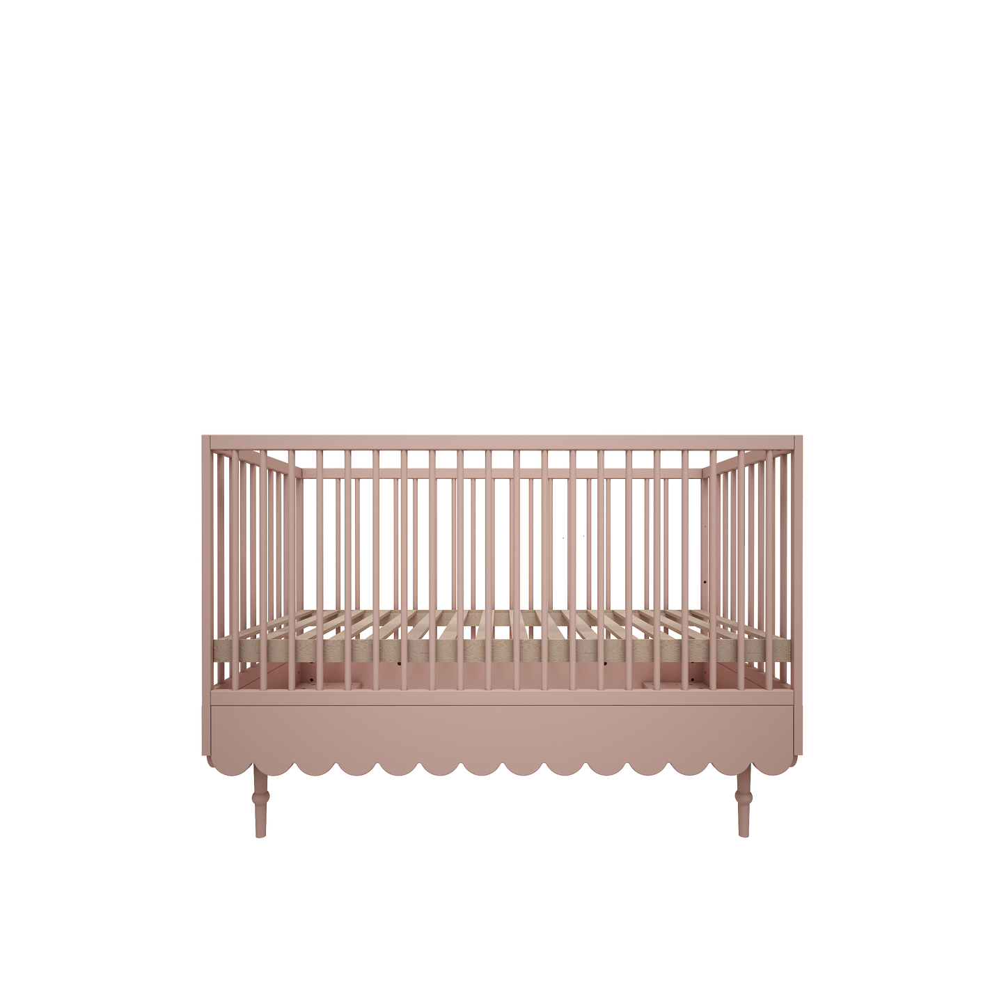 WoodLuck Woodluck Meegroeibed Ledikant Babushka 70x140cm - Natural Pink - Decomusy