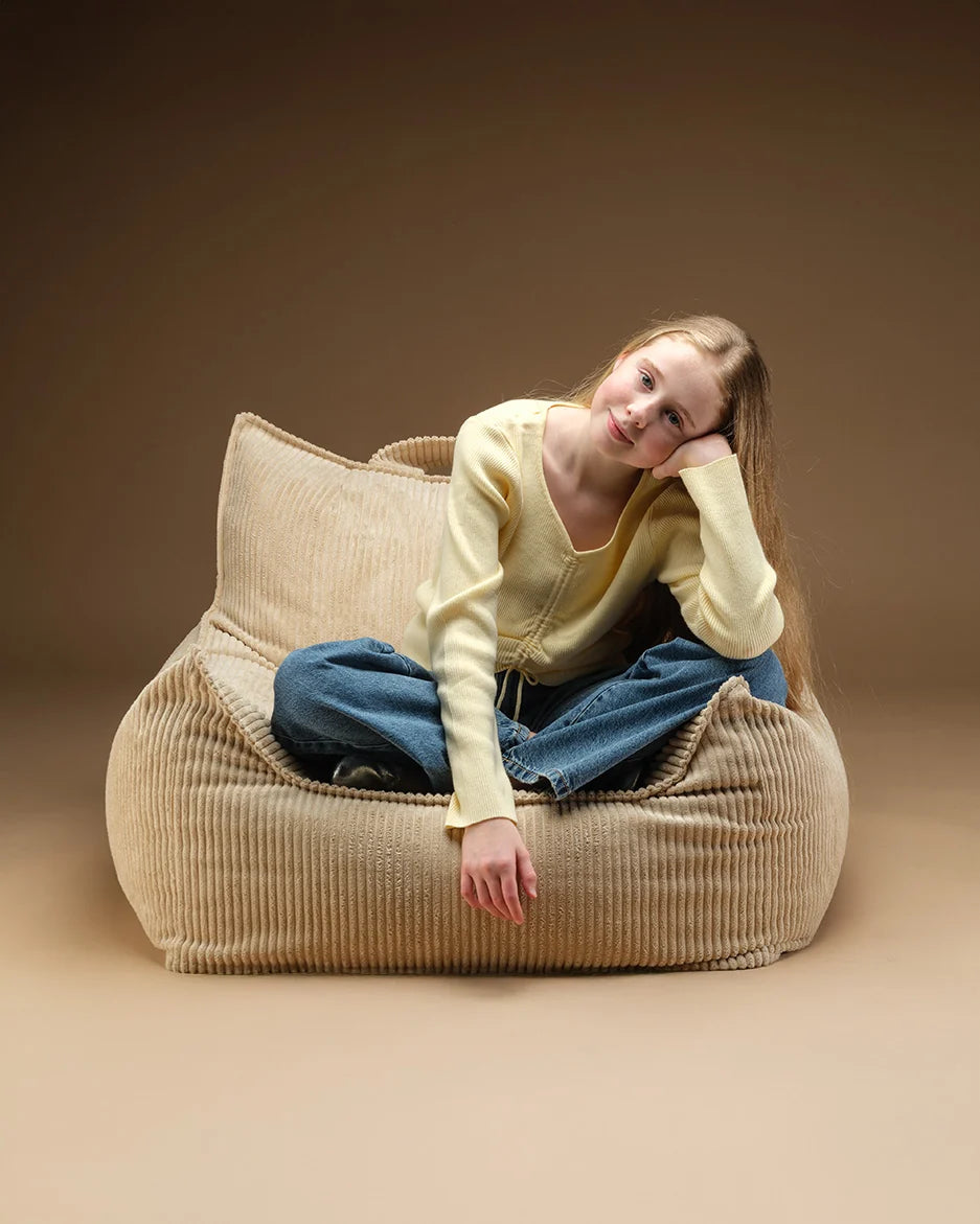 Wigiwama Club Chair Zitzak - 11-17 jaar - Brown Sugar