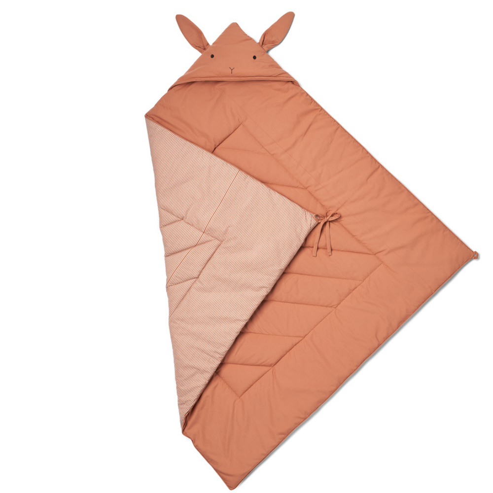 Liewood Liewood Daxton Wrap Blanket - Tuscany Rose - Decomusy