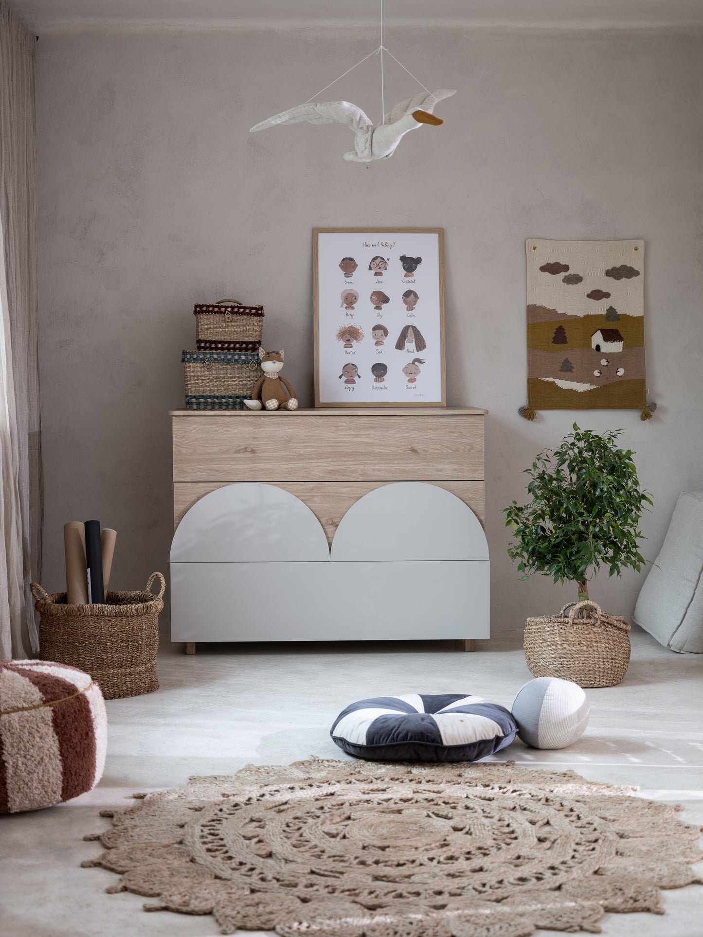 WoodLuck Woodluck Commode Bloom - Cashmere - Decomusy
