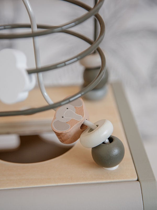 Label Label Label Label Activity Cube - Activiteiten Kubus - Olive Green - Decomusy