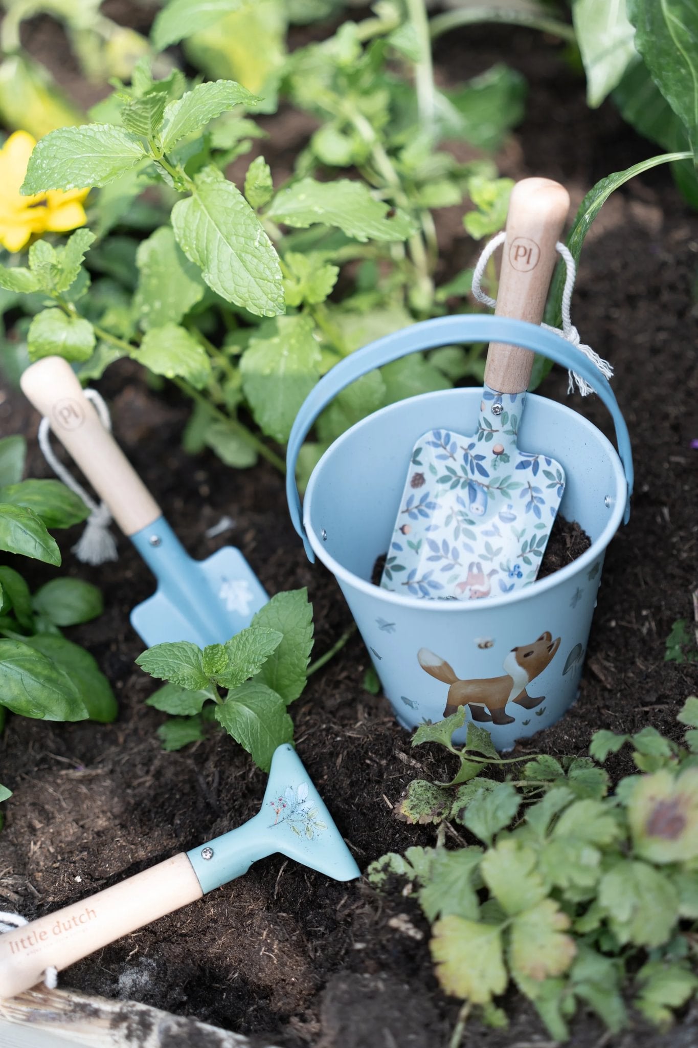 Little Dutch Little Dutch Tuingereedschap - Blauw - Forest Friends - Decomusy