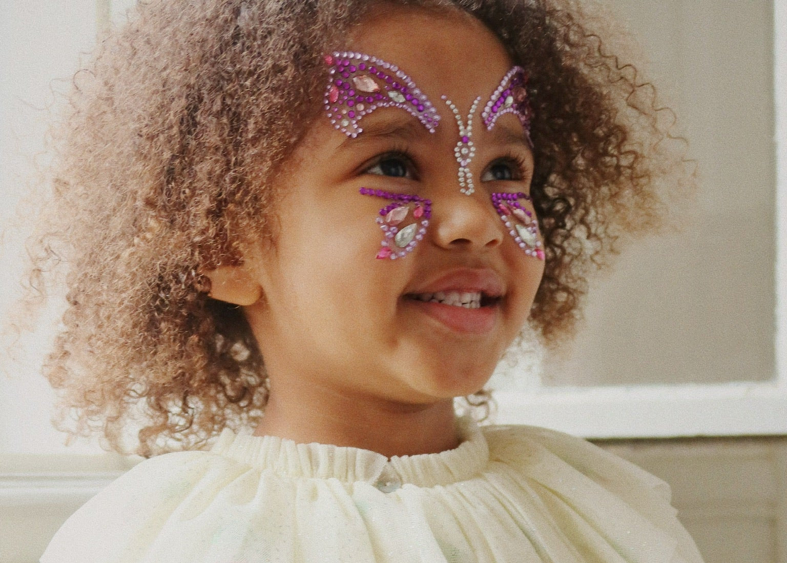 Konges Slojd Konges Slojd Butterfly Face Jewels - Vlinder Gezichtsjuwelen - Purple Rain - Decomusy