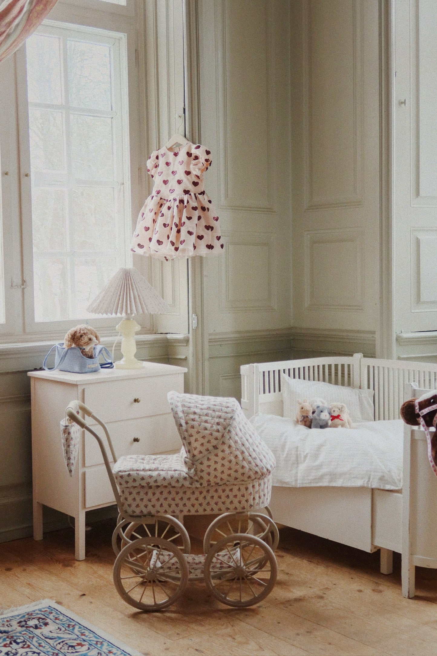 Konges Slojd Konges Sløjd Minnie Doll Pram - Poppenwagen Opvouwbaar - Verona Blues - Decomusy