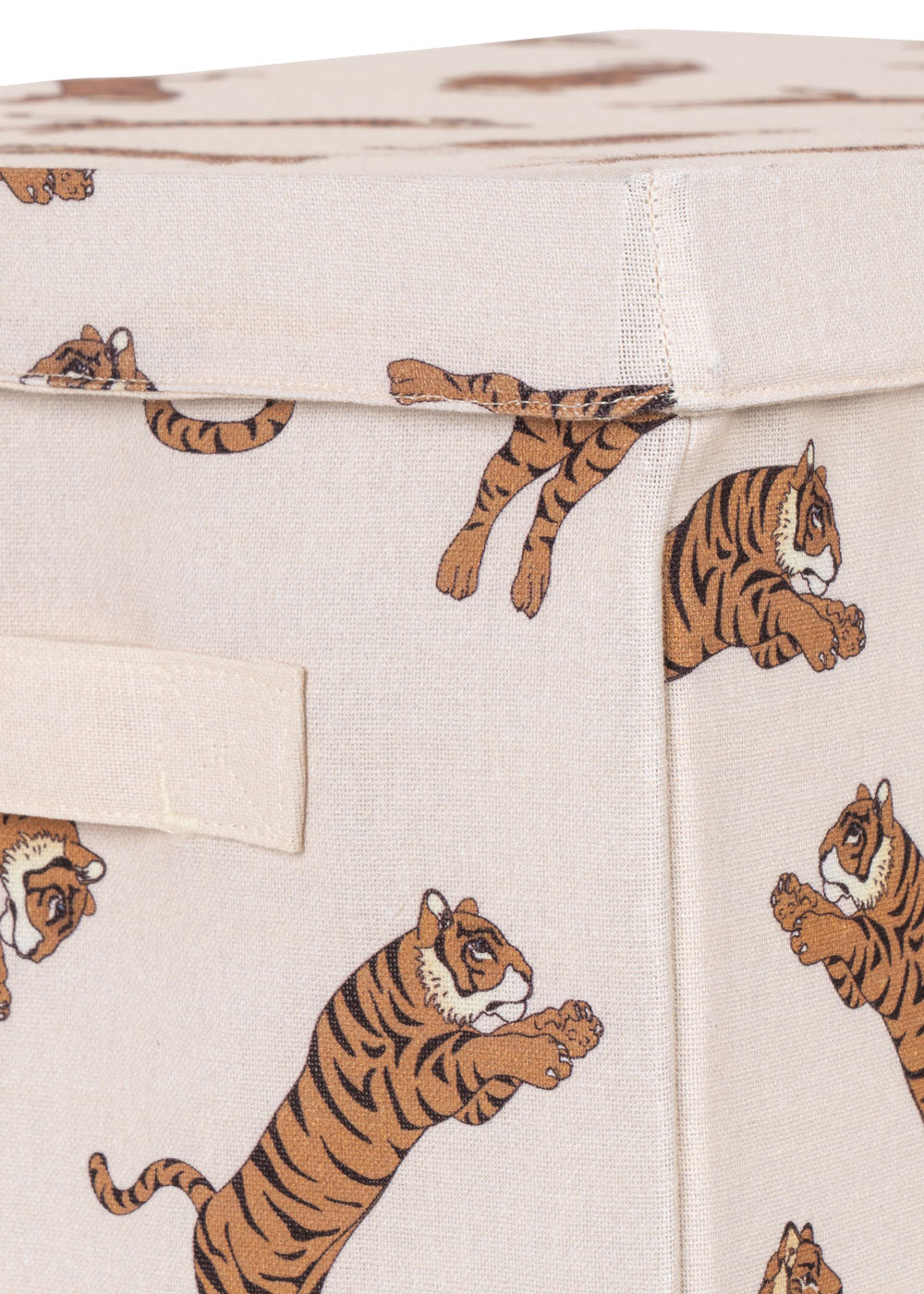 Konges Slojd Konges Sløjd Storage Basket Opbergdoos voor Kinderen Groot - Tiger - Decomusy